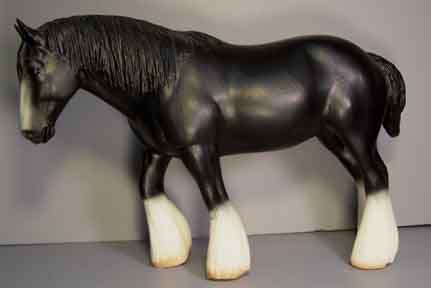 Breyer Black Shire Horse Mare